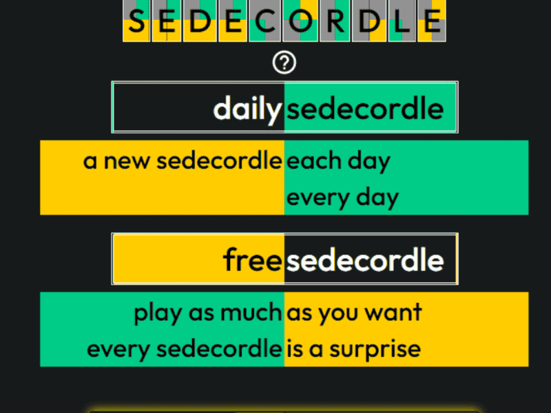 sedecordle